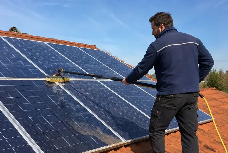 Nettoyage et entretien de panneaux solaires à Saint-Juéry
